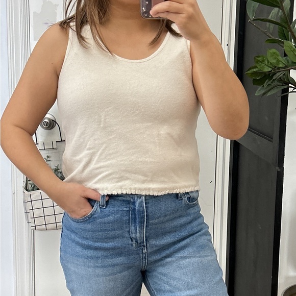 Madewell cropped Tank Top.‎ Size M - Picture 1 of 7